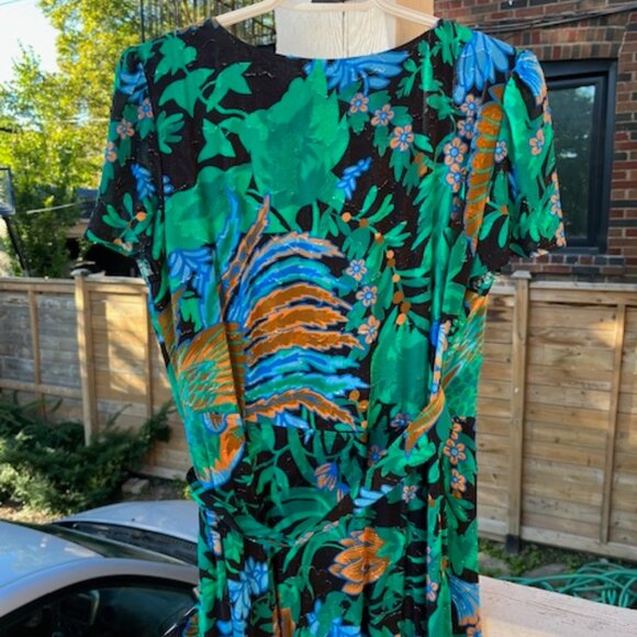 Sezane Armelle maxi wrap dress, Sz 38/6, BNWT - Picture 10 of 12